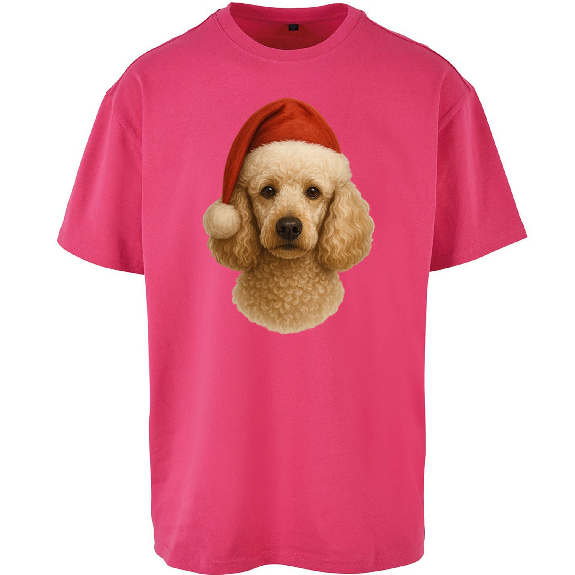 Poodle Face Oversized T Shirt