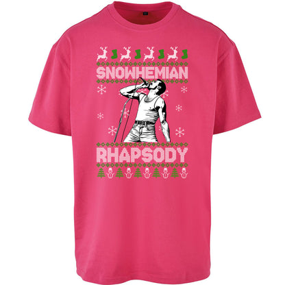 Freddie Mercury Christmas Oversized T Shirt