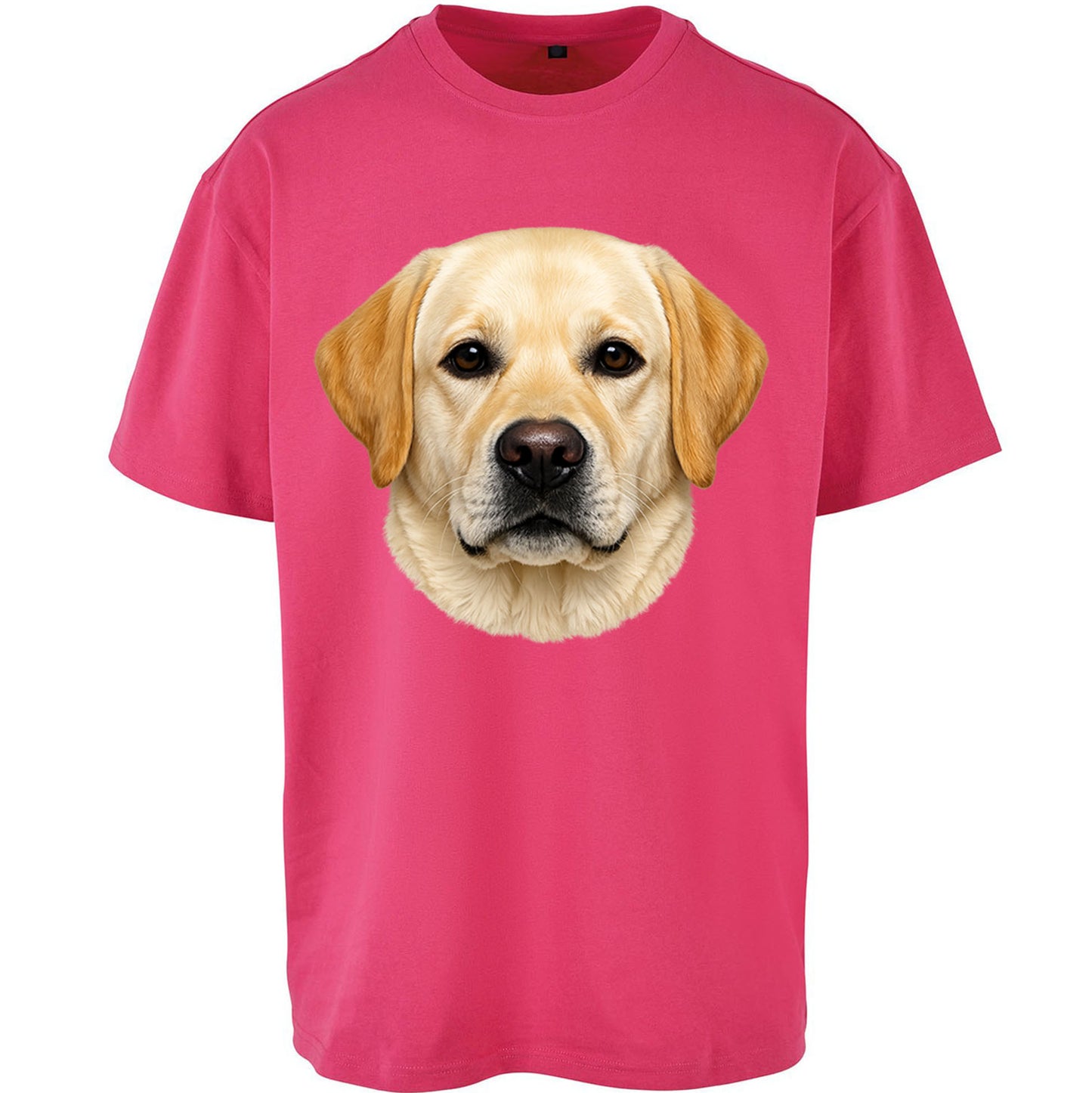 Labrador Dog Face Oversized T Shirt