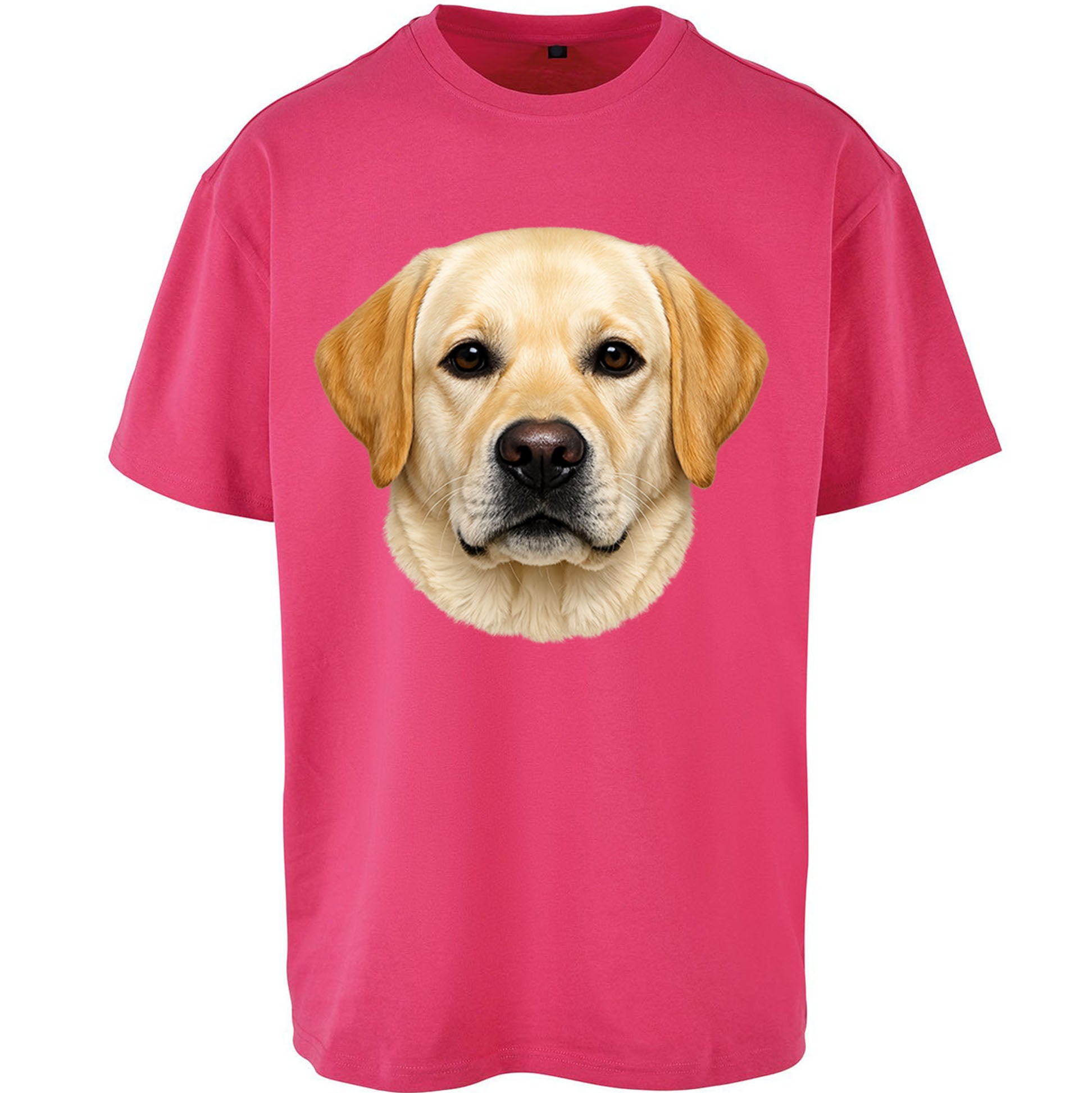 Labrador Dog Face Oversized T Shirt