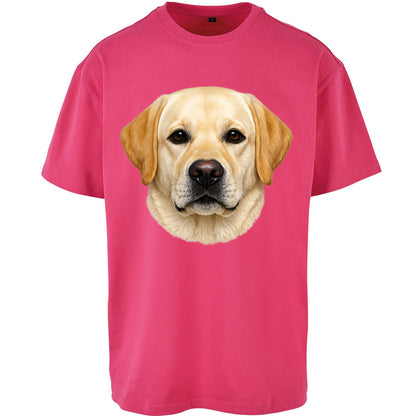 Labrador Dog Face Oversized T Shirt
