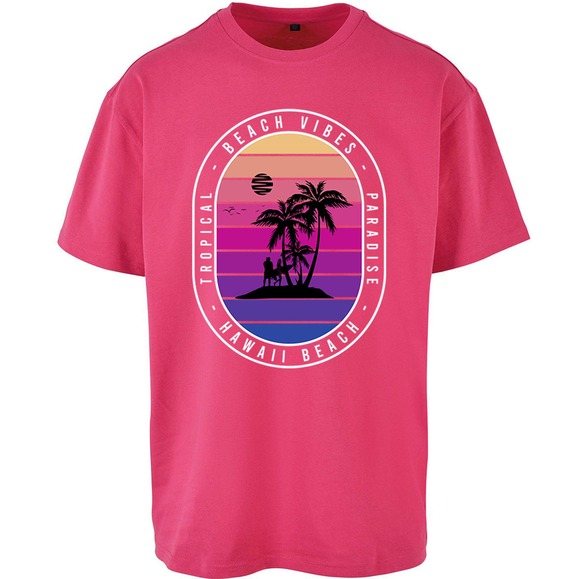 Hawaii Beach Oversized T Shirt