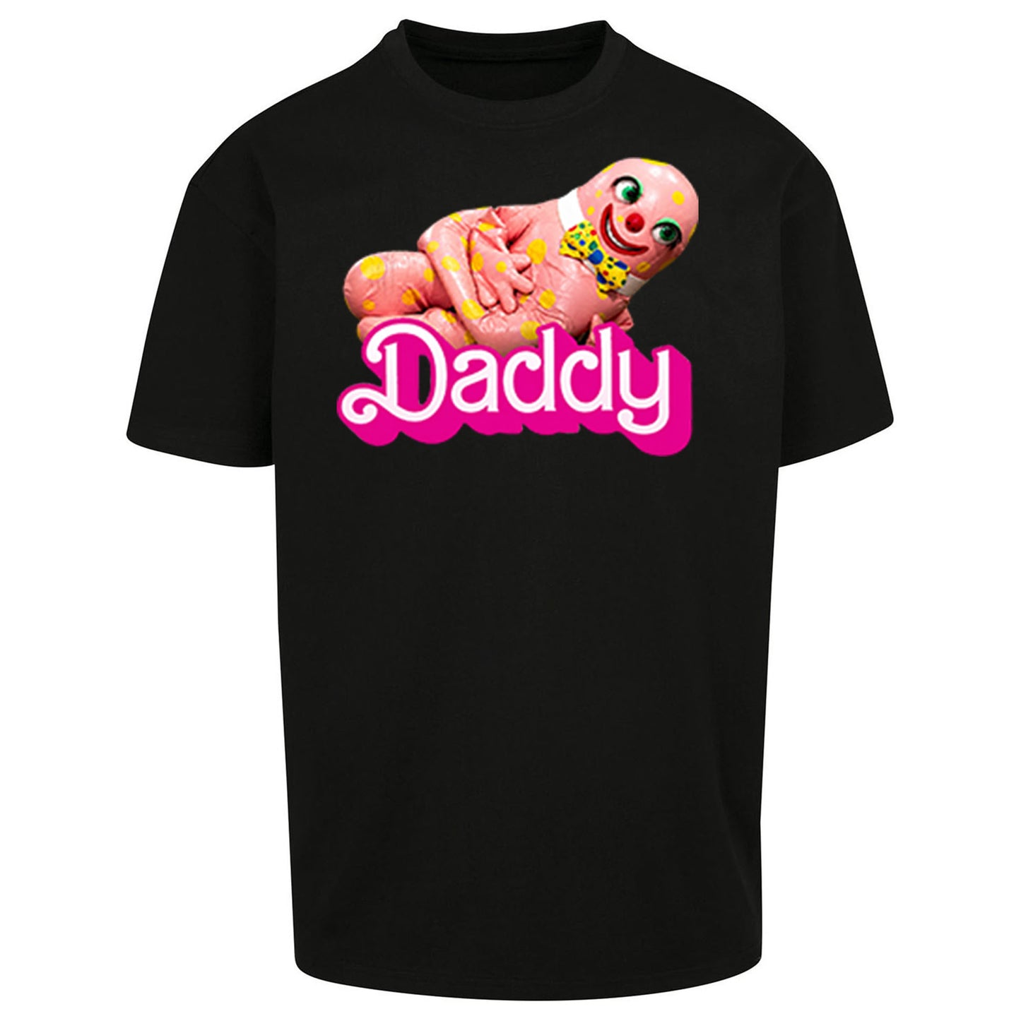 Funny Mr Blobby Daddy 90s Retro Oversized T Shirt