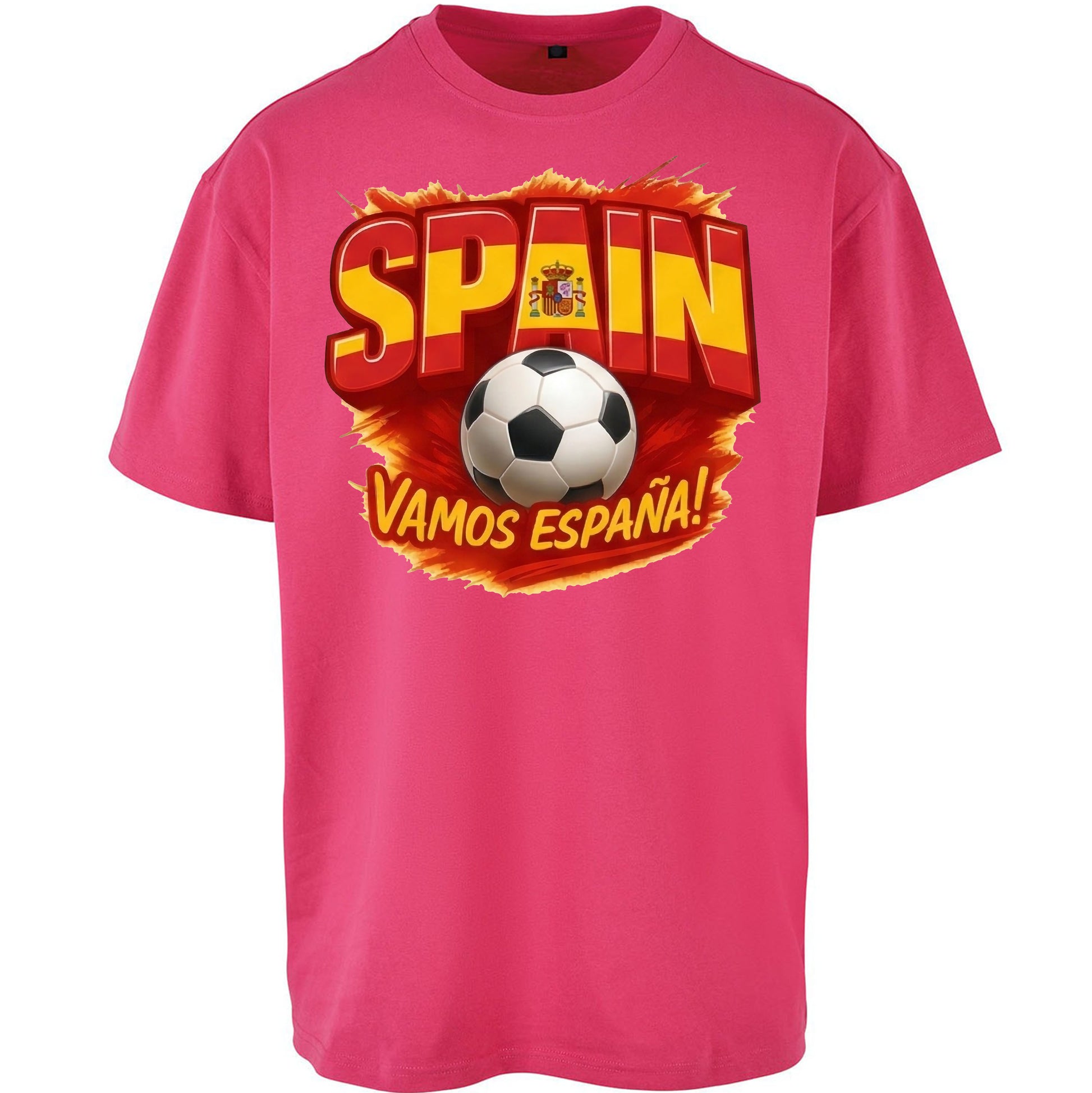 Spain Retro World Cup Oversized T Shirt