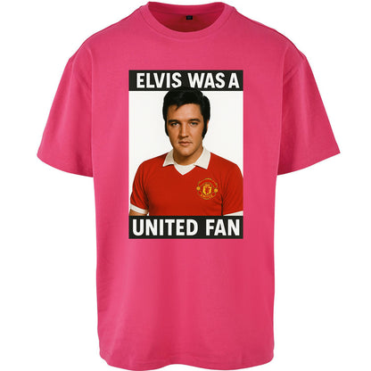 Elvis Was A United Fan - Oversized T Shirt