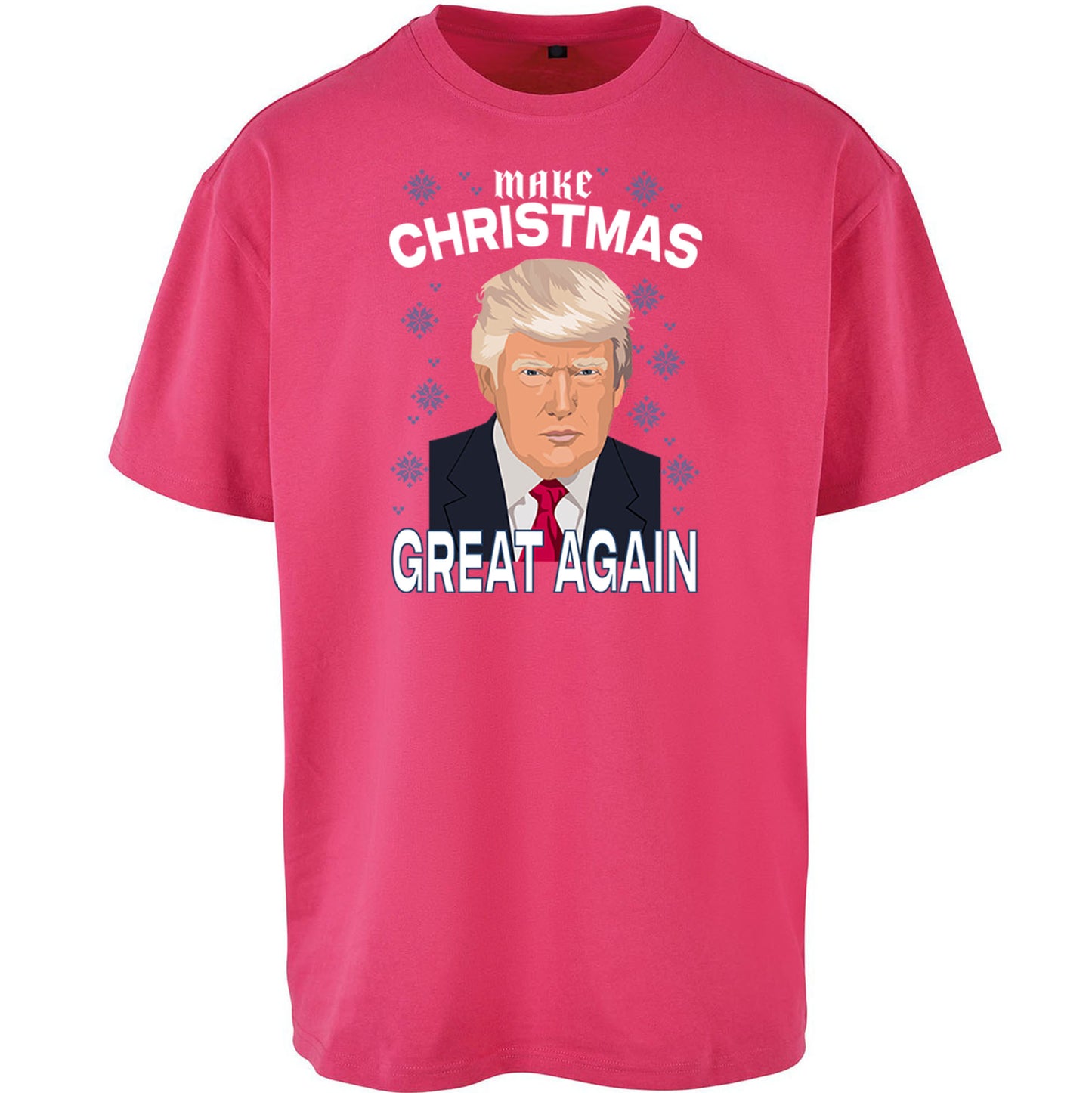 Make Christmas Great Again Oversized T Shirt