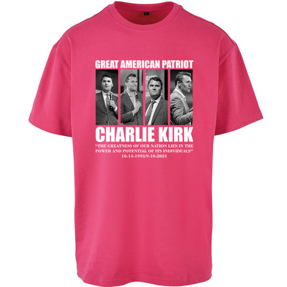 Charlie Kirk Oversized T Shirt 