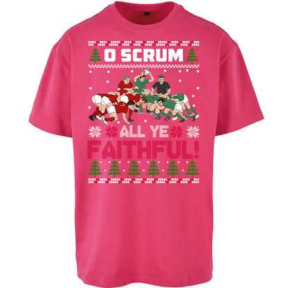 O Come All ye Faithfull Oversized T Shirt