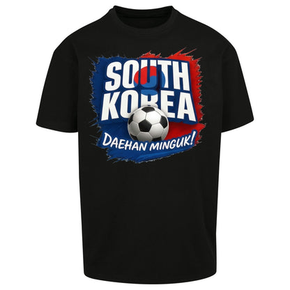South Korea Football Oversized T Shirt