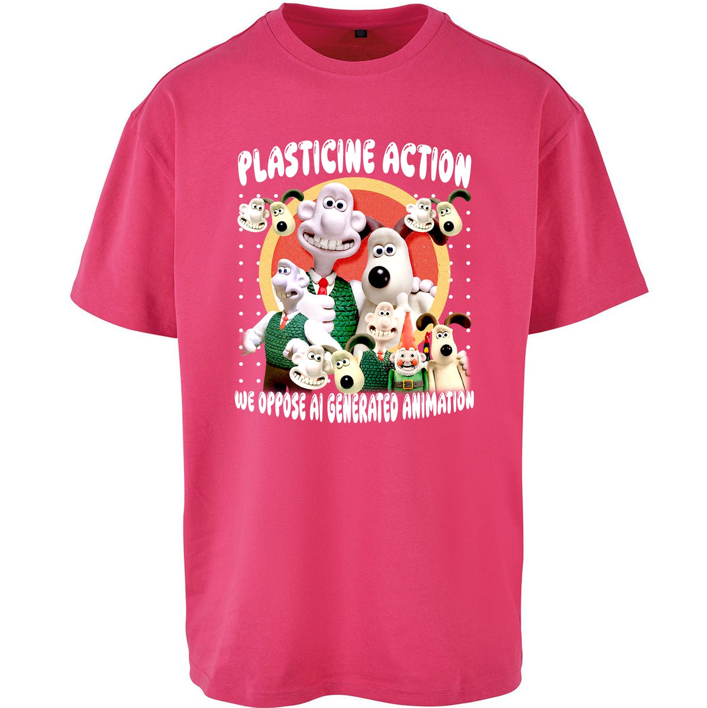 Plasticine Action Figure Oversized T Shirt