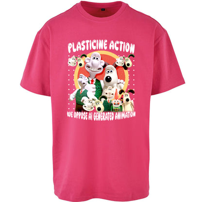 Plasticine Action Figure Oversized T Shirt
