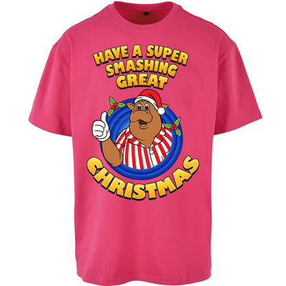 Bullseye Christmas Oversized T Shirt