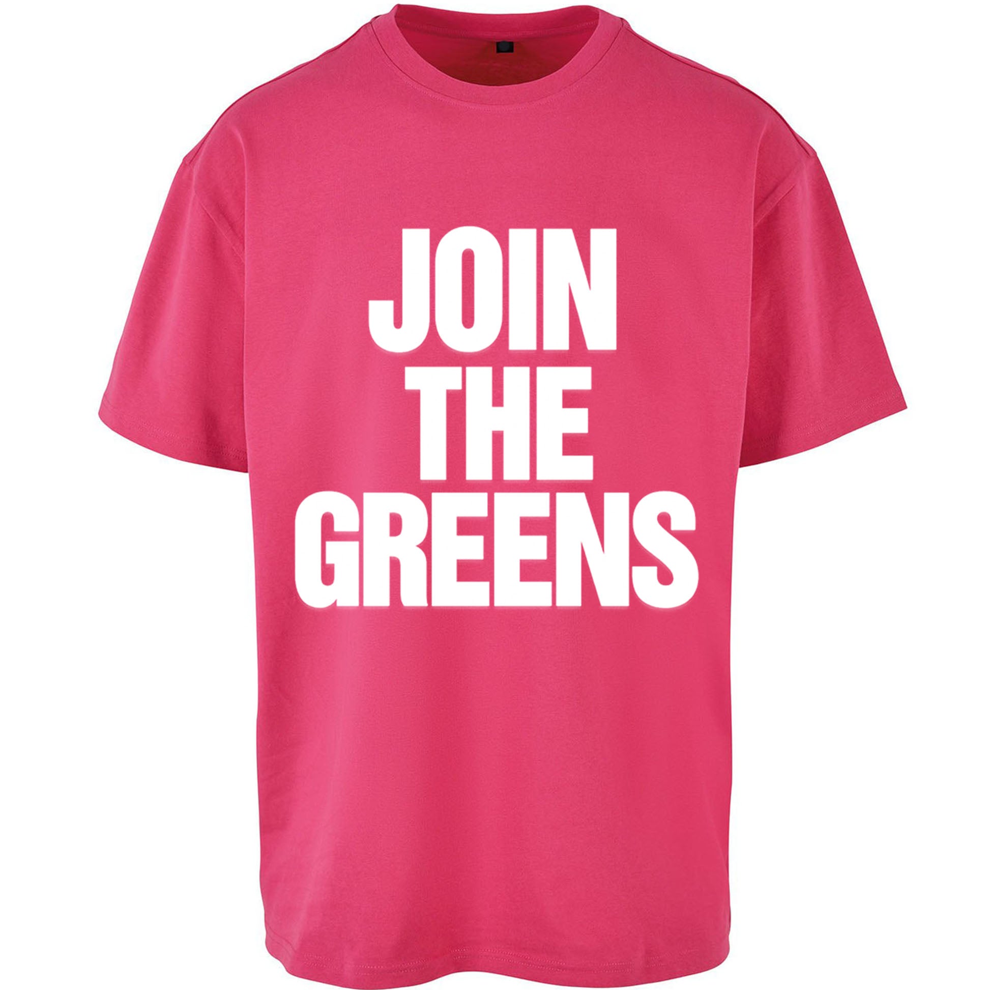 Green Party Join The Greens Oversized T Shirt 