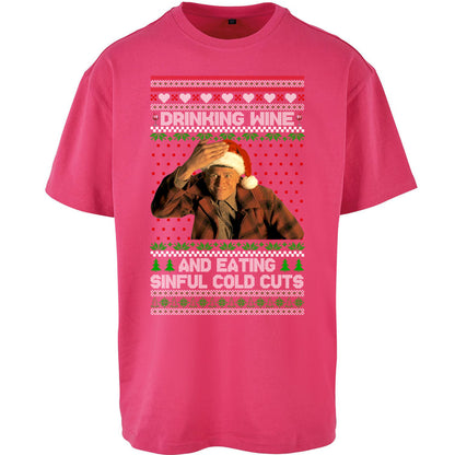 Ed Gein Wine Christmas Oversized T Shirt