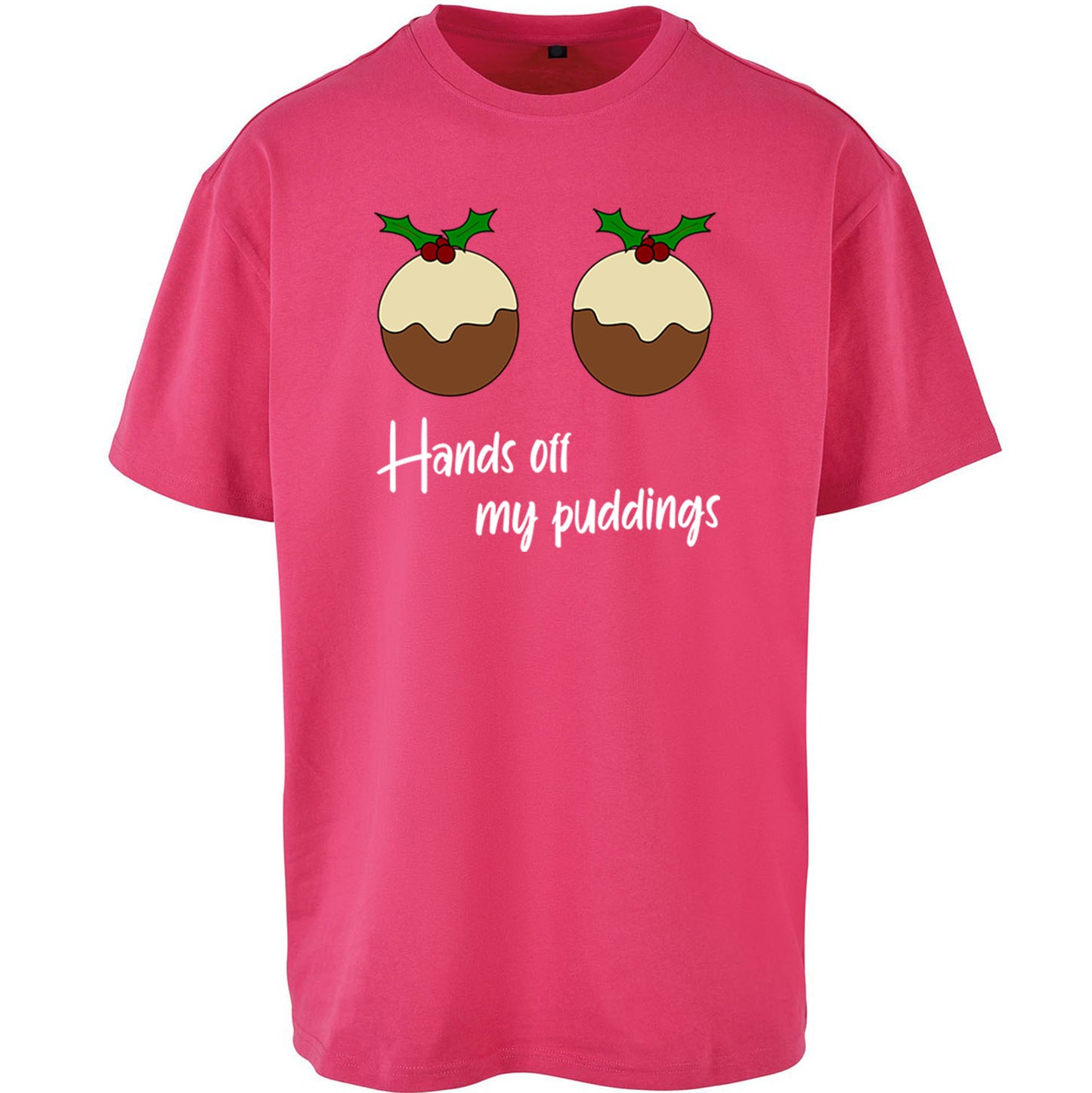 Christmas Puddings Oversized T Shirt