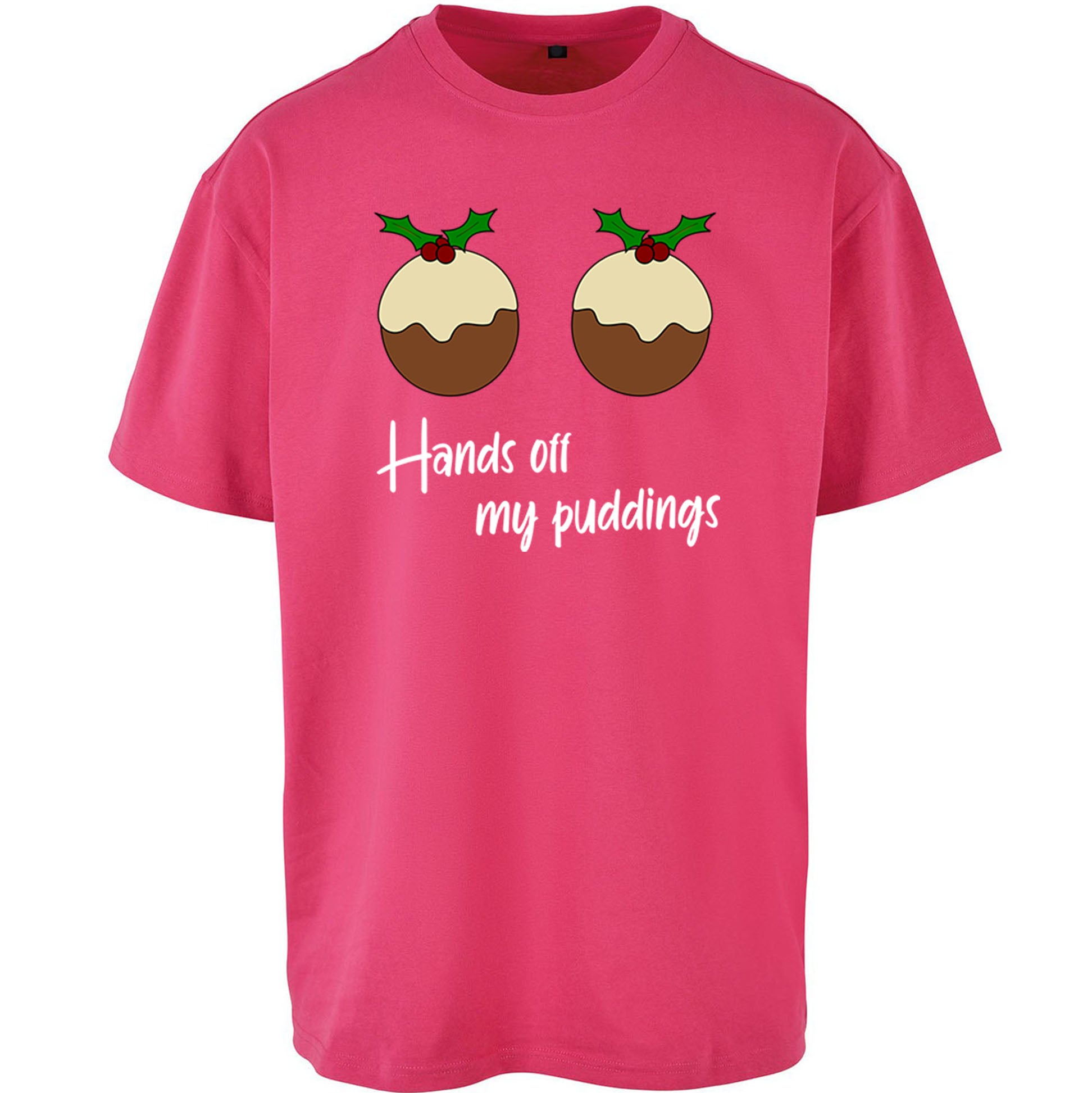 Christmas Puddings Oversized T Shirt