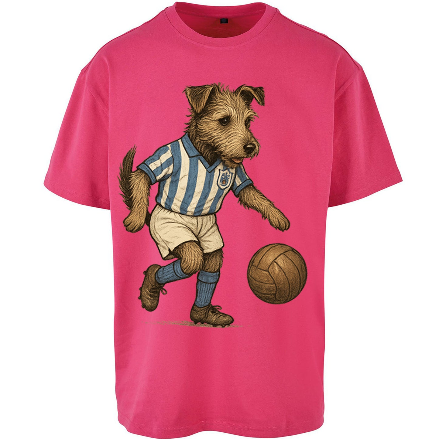 Retro Huddersfield Town Christmas - Oversized T Shirt