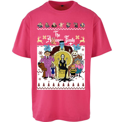 Scary Addams Christmas Oversized T Shirt