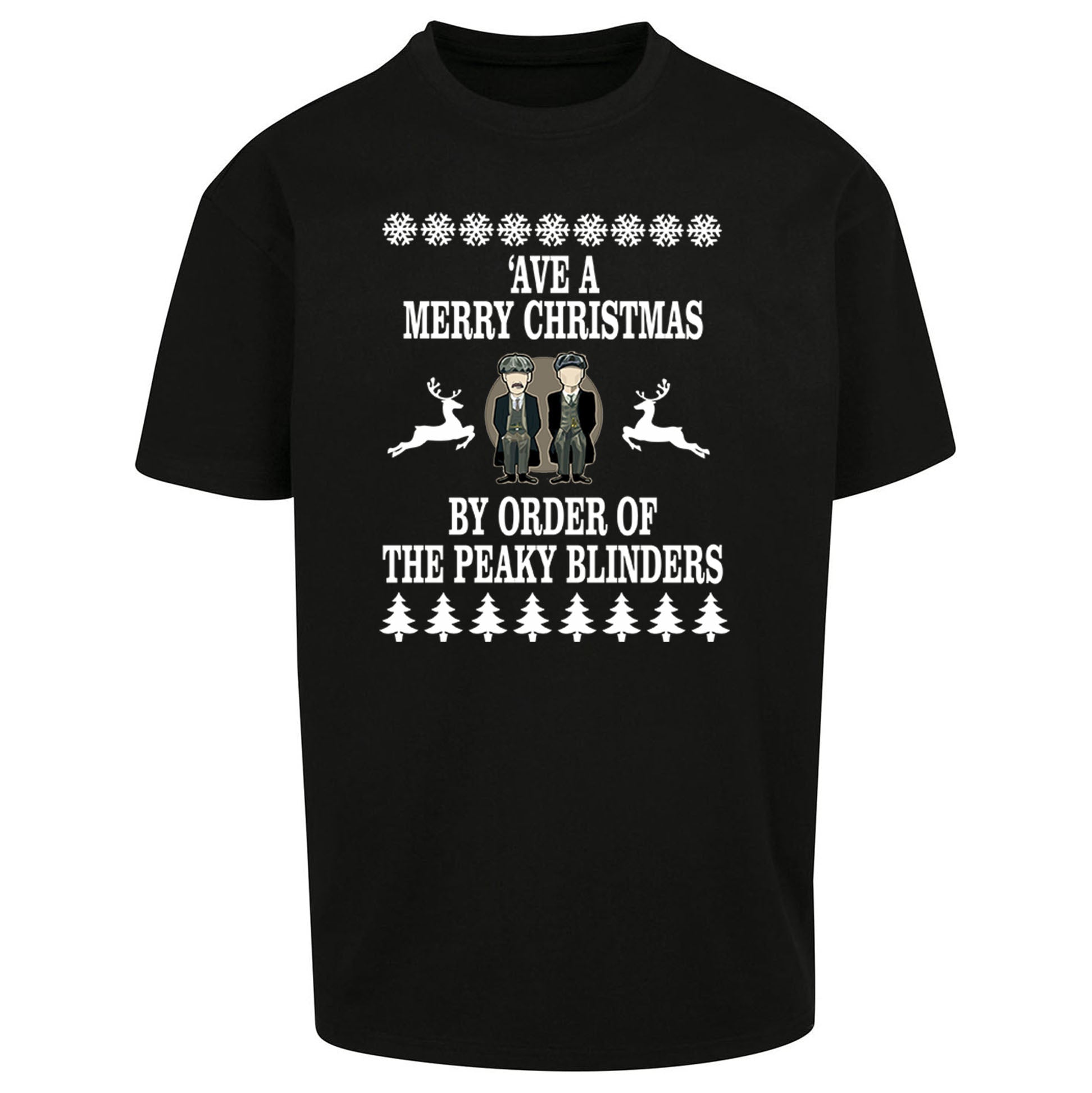 Peaky Blinders Christmas Oversized T Shirt