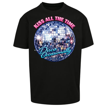 Kiss All The Time Disco Occasionally Oversized T Shirt