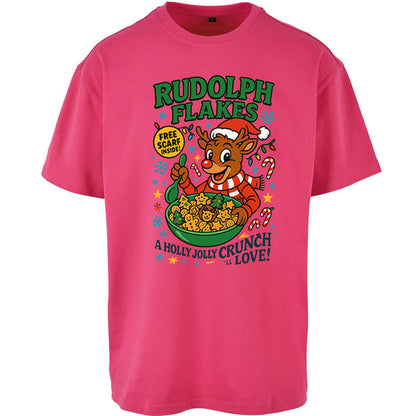 Rudolph The Red Nose Reindeer Oversized T Shirt