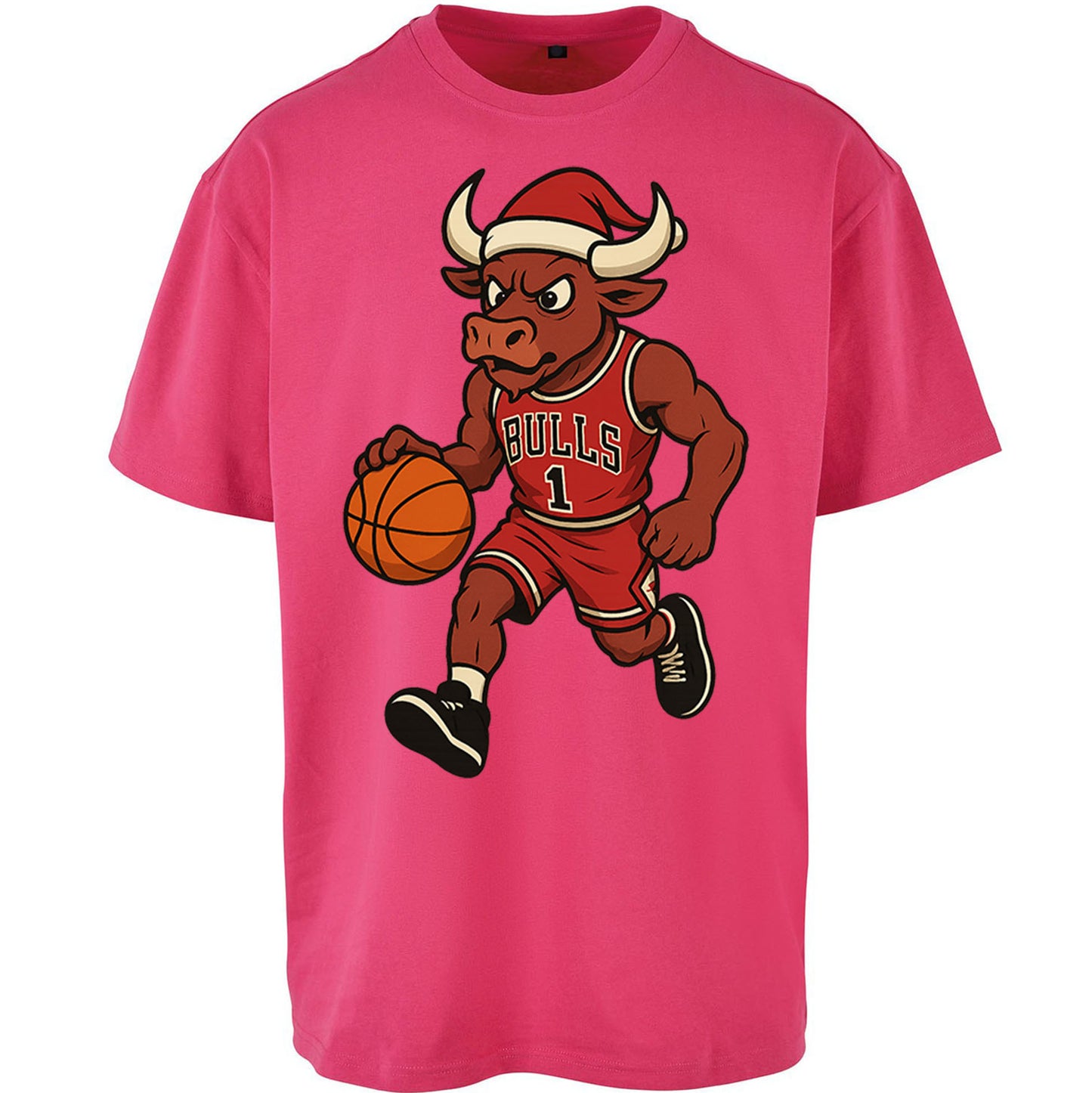 Chicago Bulls Christmas Oversized T Shirt