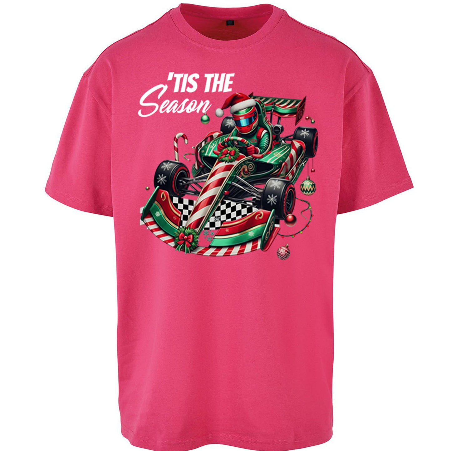 F1 Karting Tis The Season Christmas - Oversized T Shirt