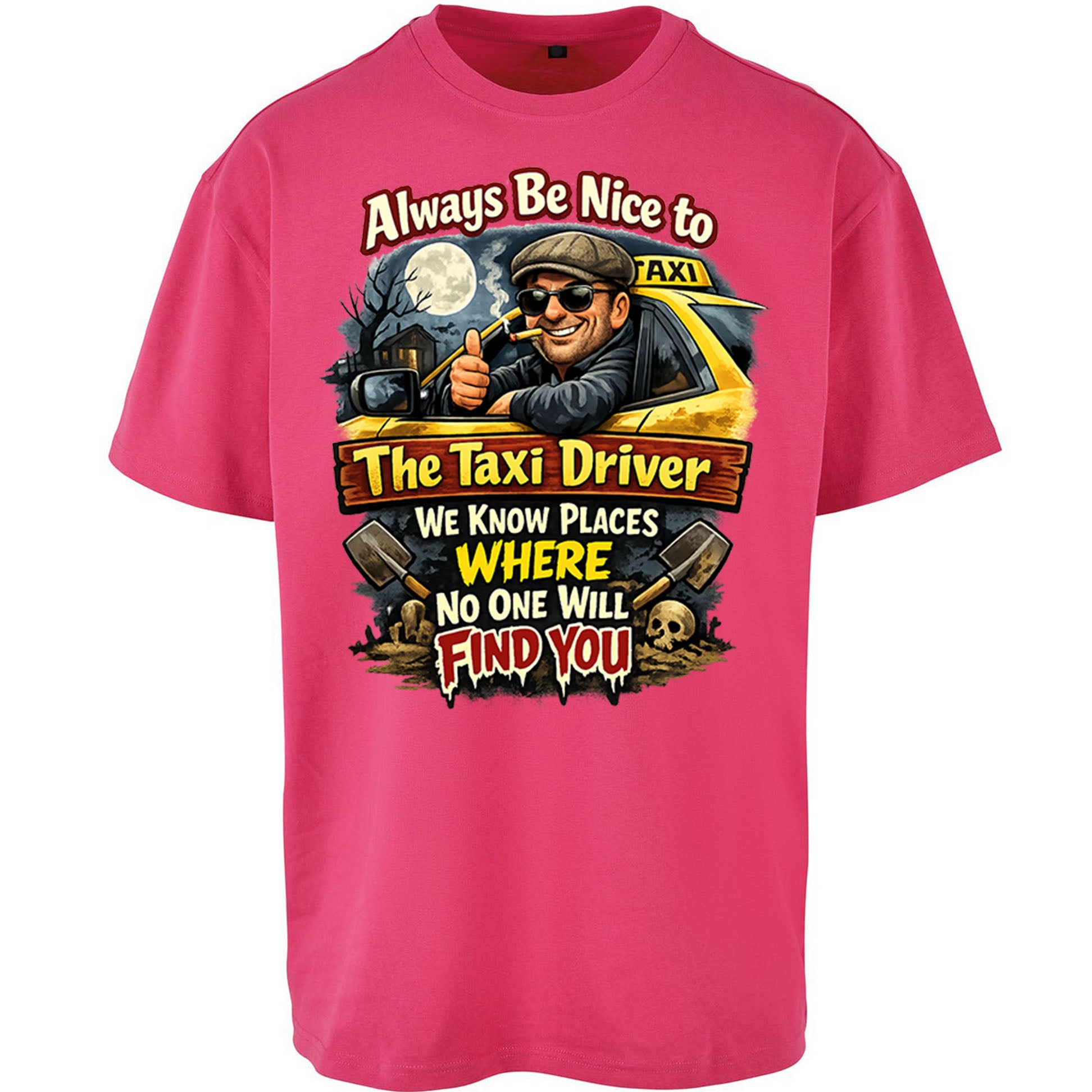 Taxi Driver Oversized T Shirt
