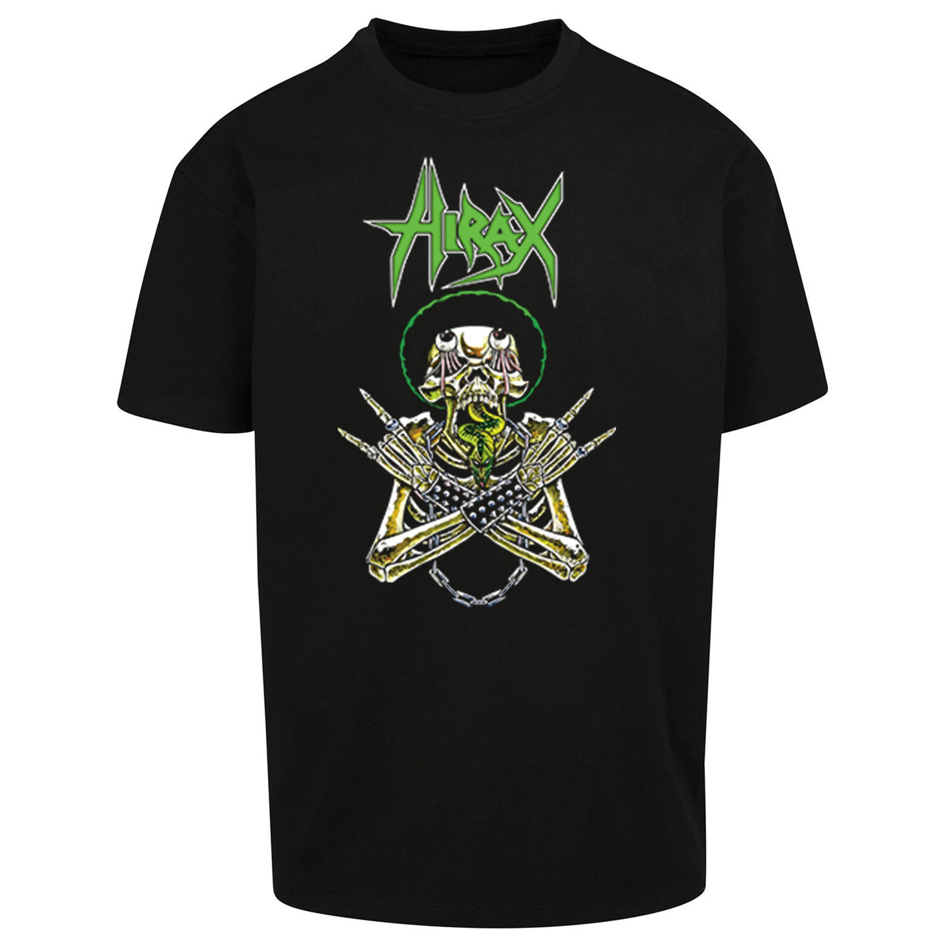 Hirax Rock Band Oversized T Shirt 