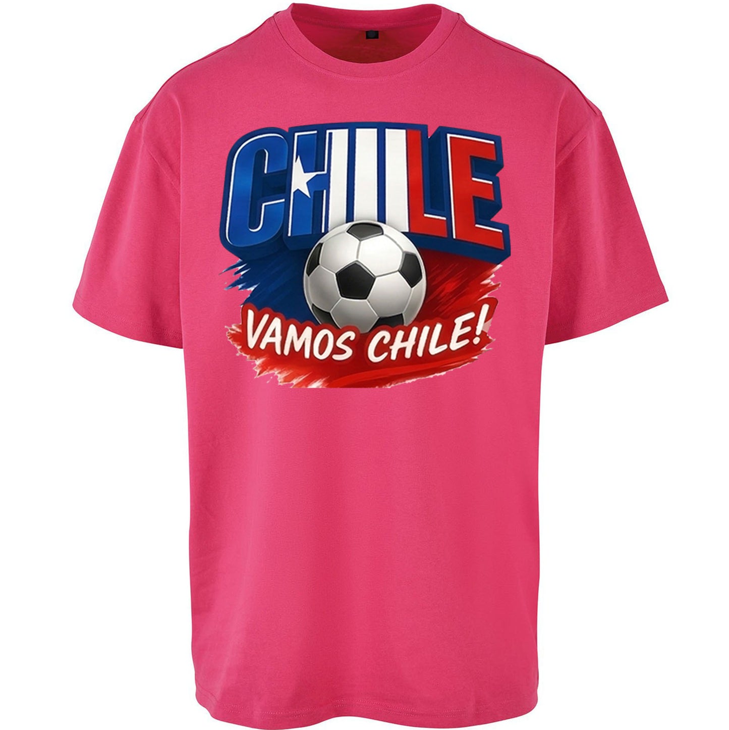 Chile Retro World Cup Oversized T Shirt