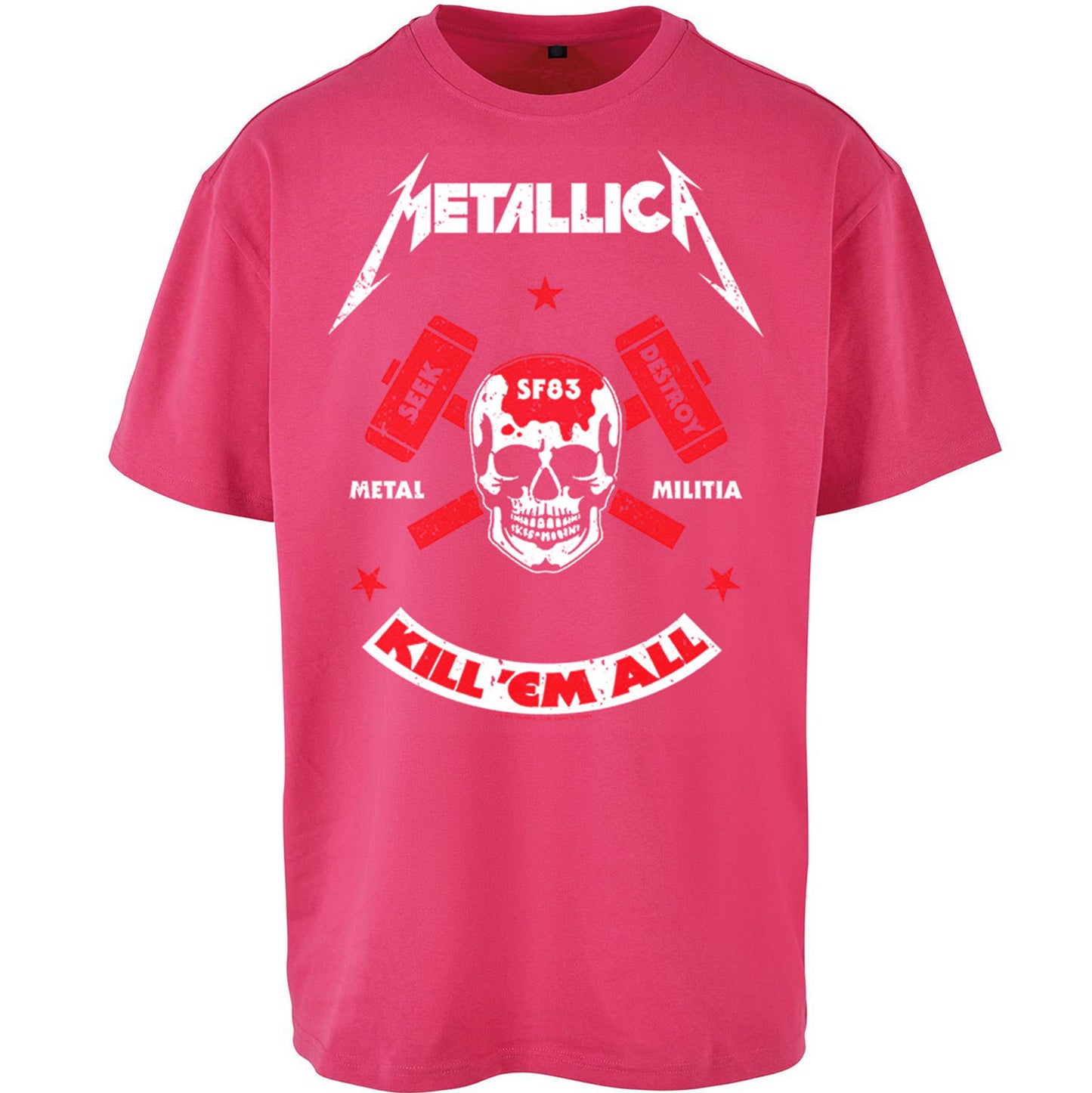 Metallica Seek Destroy Oversized T Shirt