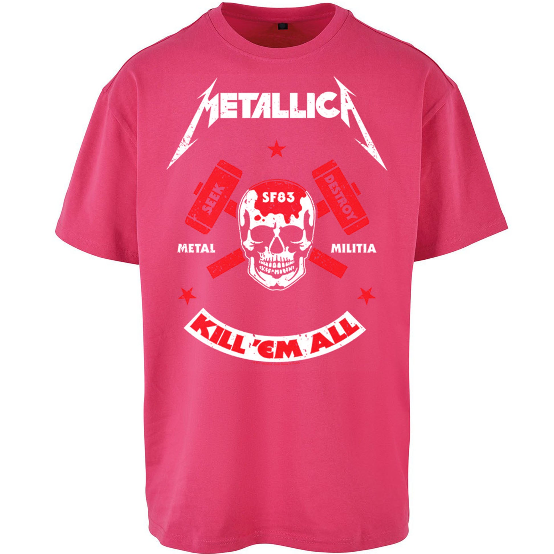 Metallica Seek Destroy Oversized T Shirt