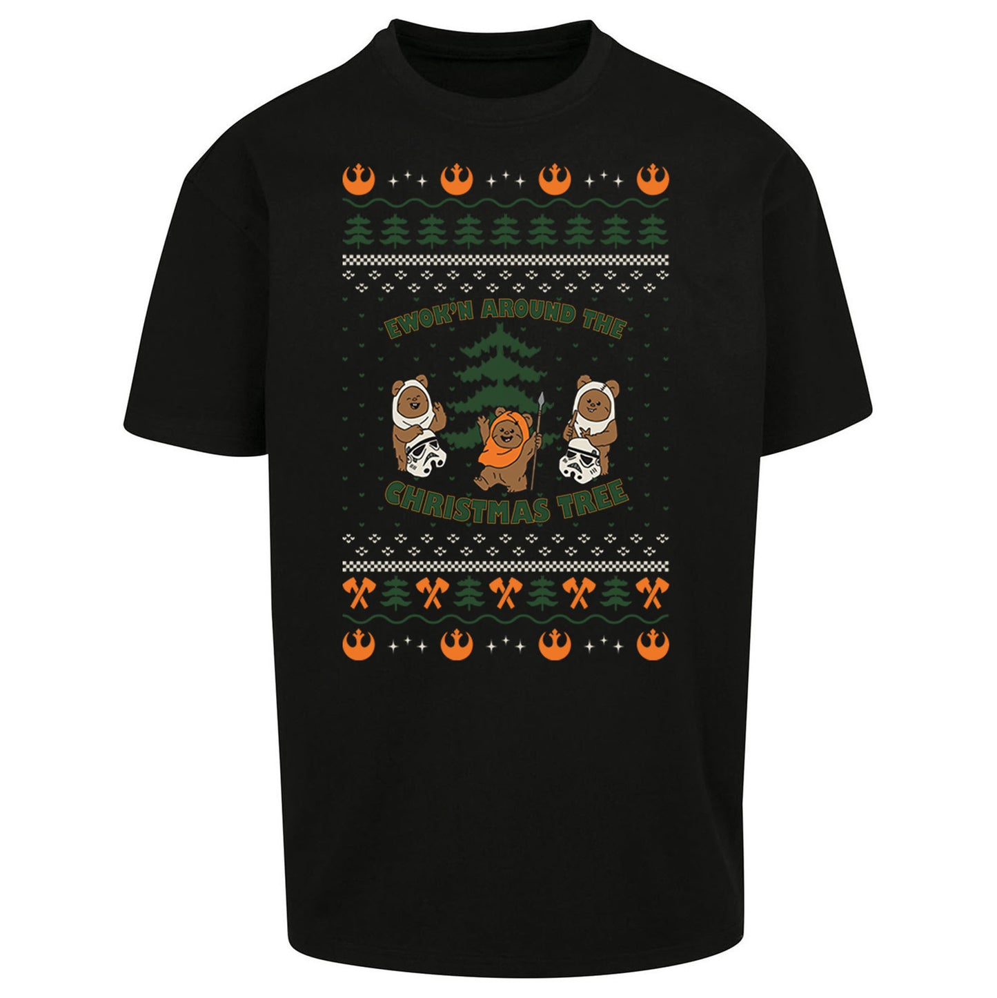 Star Wars Ewoks Christmas Oversized T Shirt