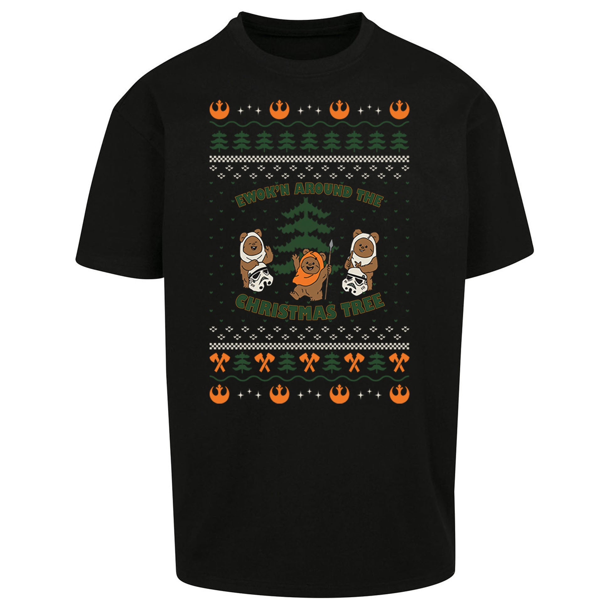 Star Wars Ewoks Christmas Oversized T Shirt