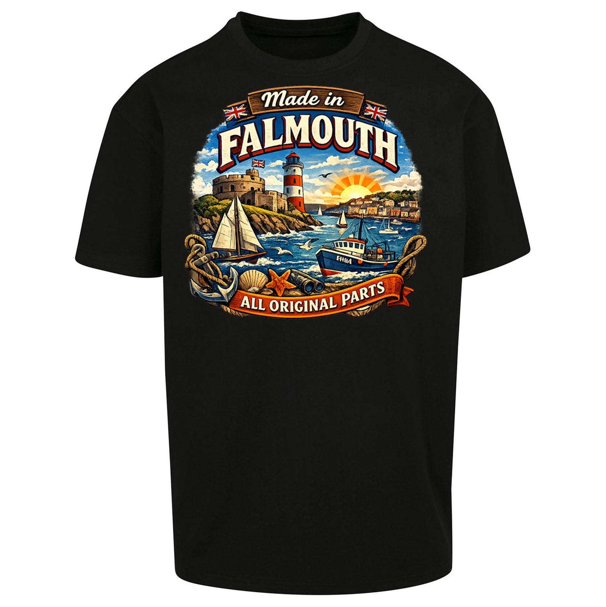 Made In Falmouth All Original Parts Oversized T Shirt