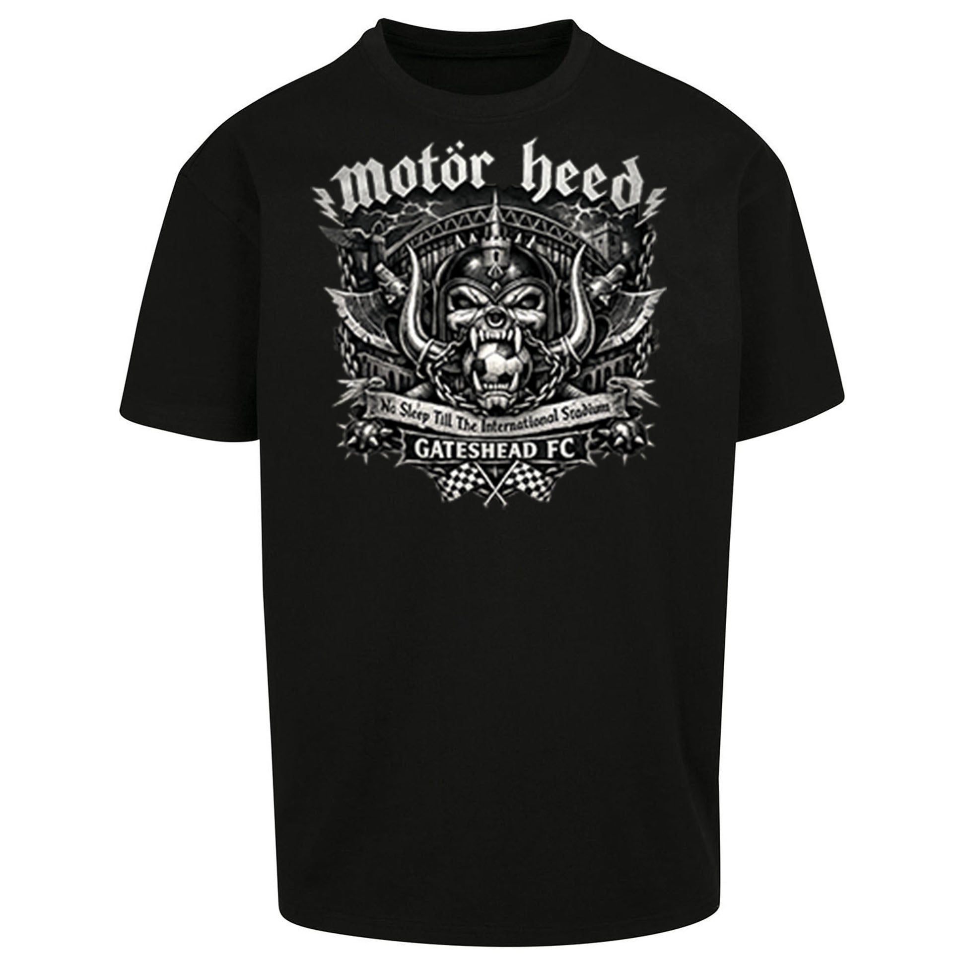 Gateshead Motor Heed Football Oversized T Shirt