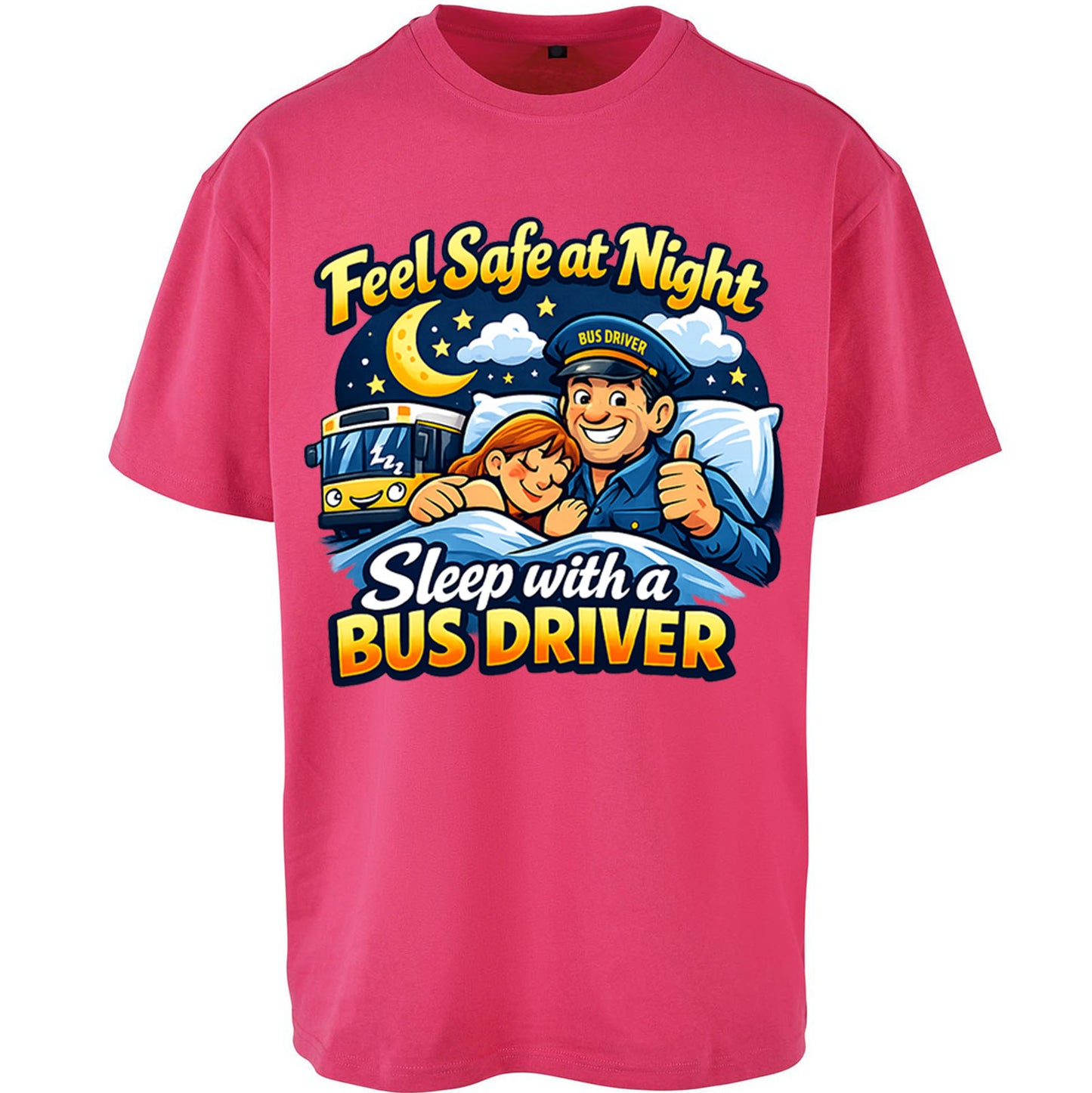 Bus Driver Job Title Oversized T Shirt