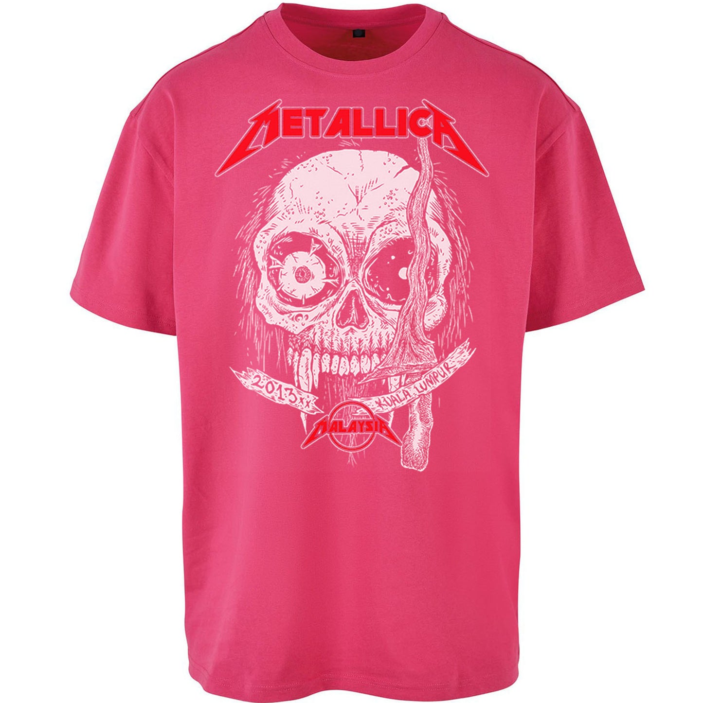 Metallica 2013 Kuala lumpur Oversized T Shirt