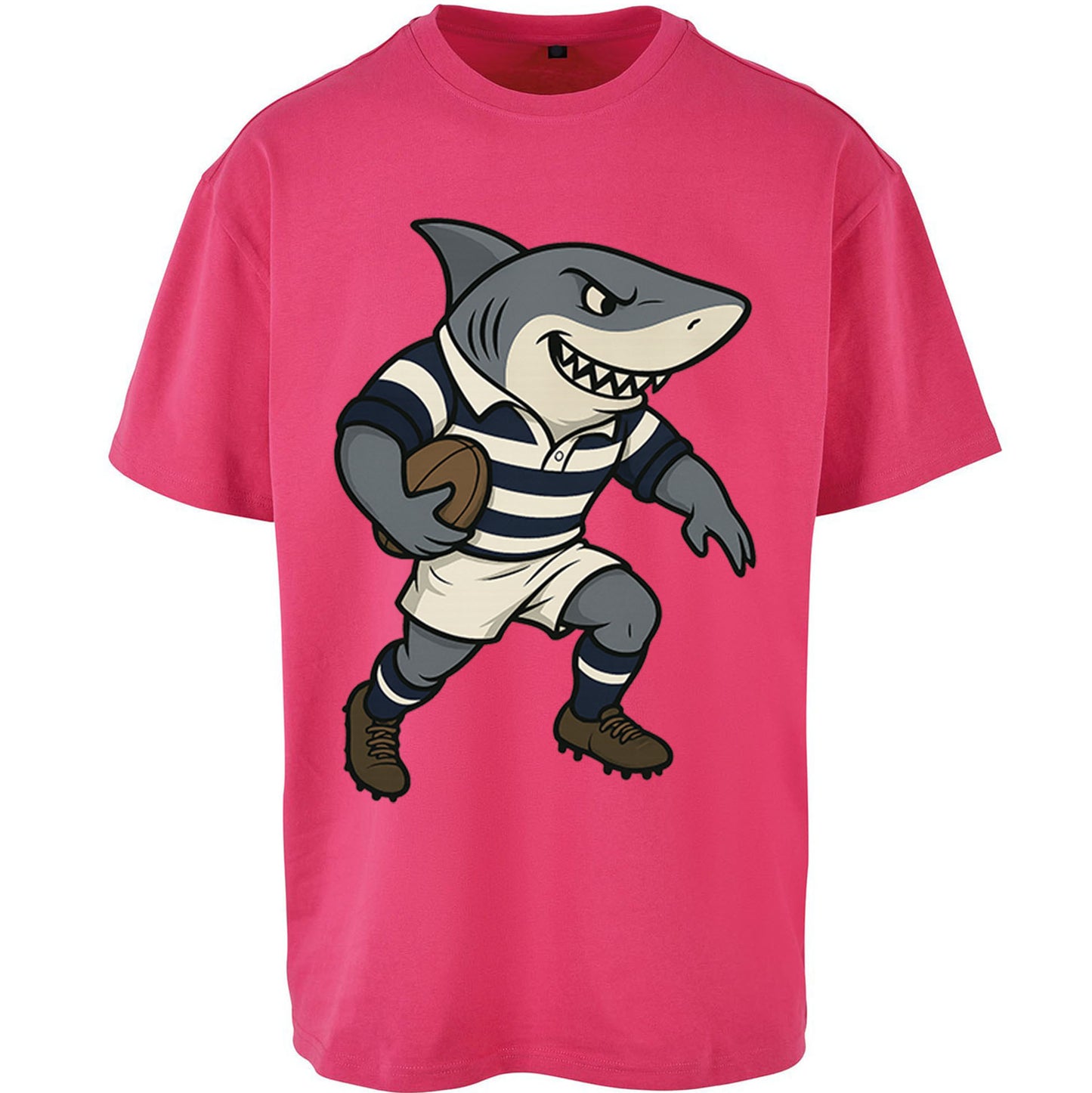 Retro Sale Sharks Rugby Union Oversized T Shirt