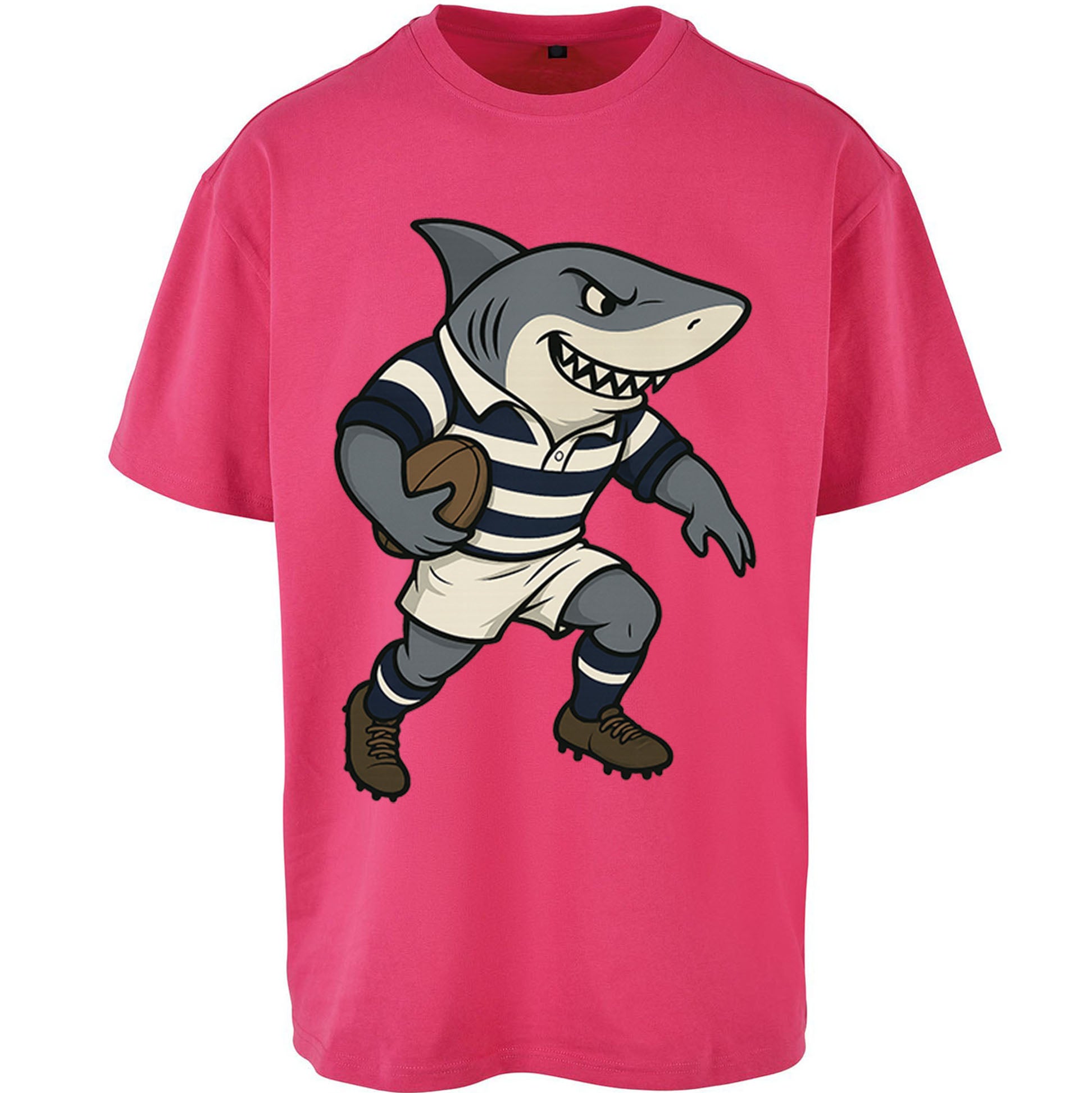 Retro Sale Sharks Rugby Union Oversized T Shirt
