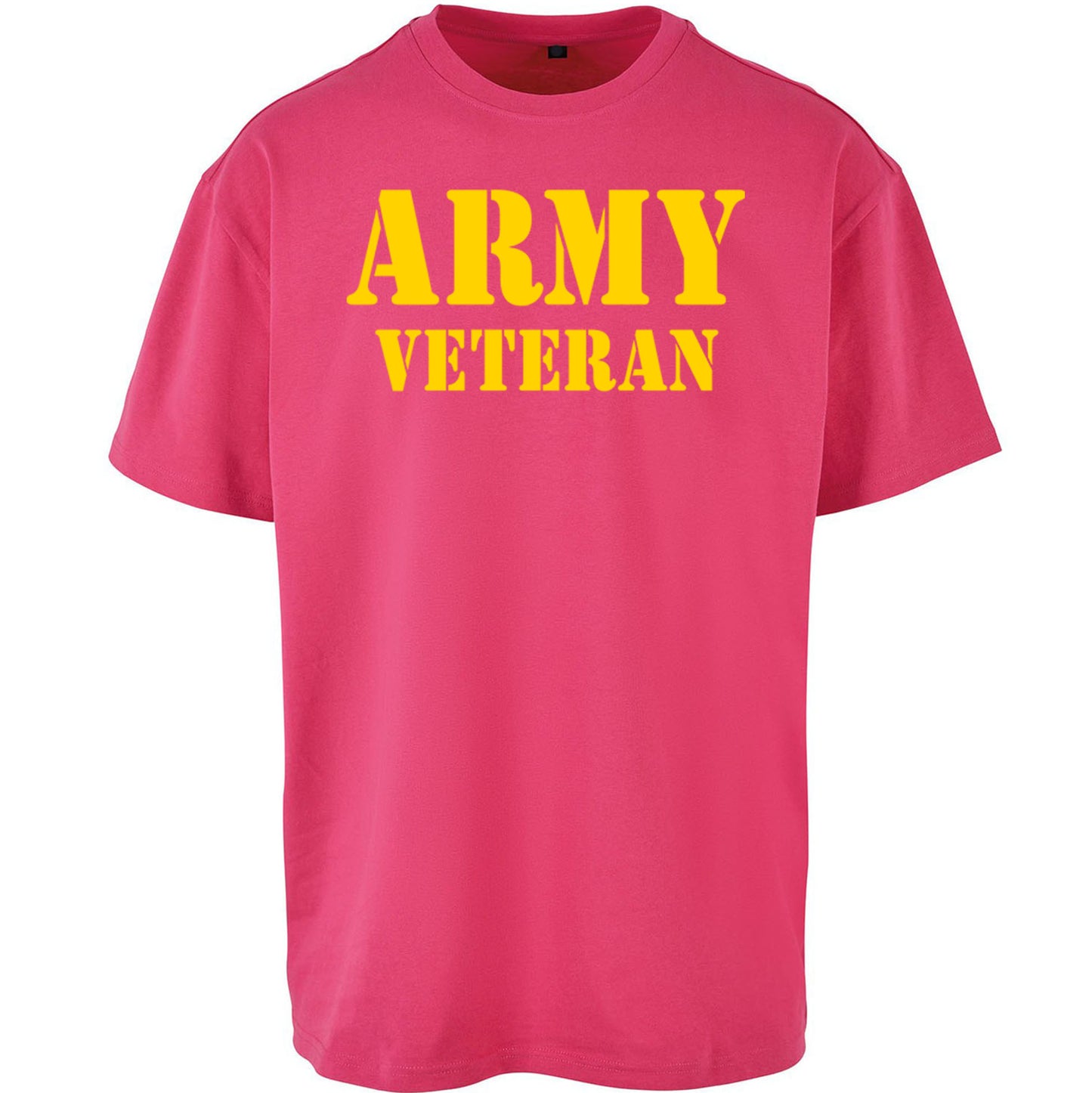 Army Veteran Oversized T Shirt