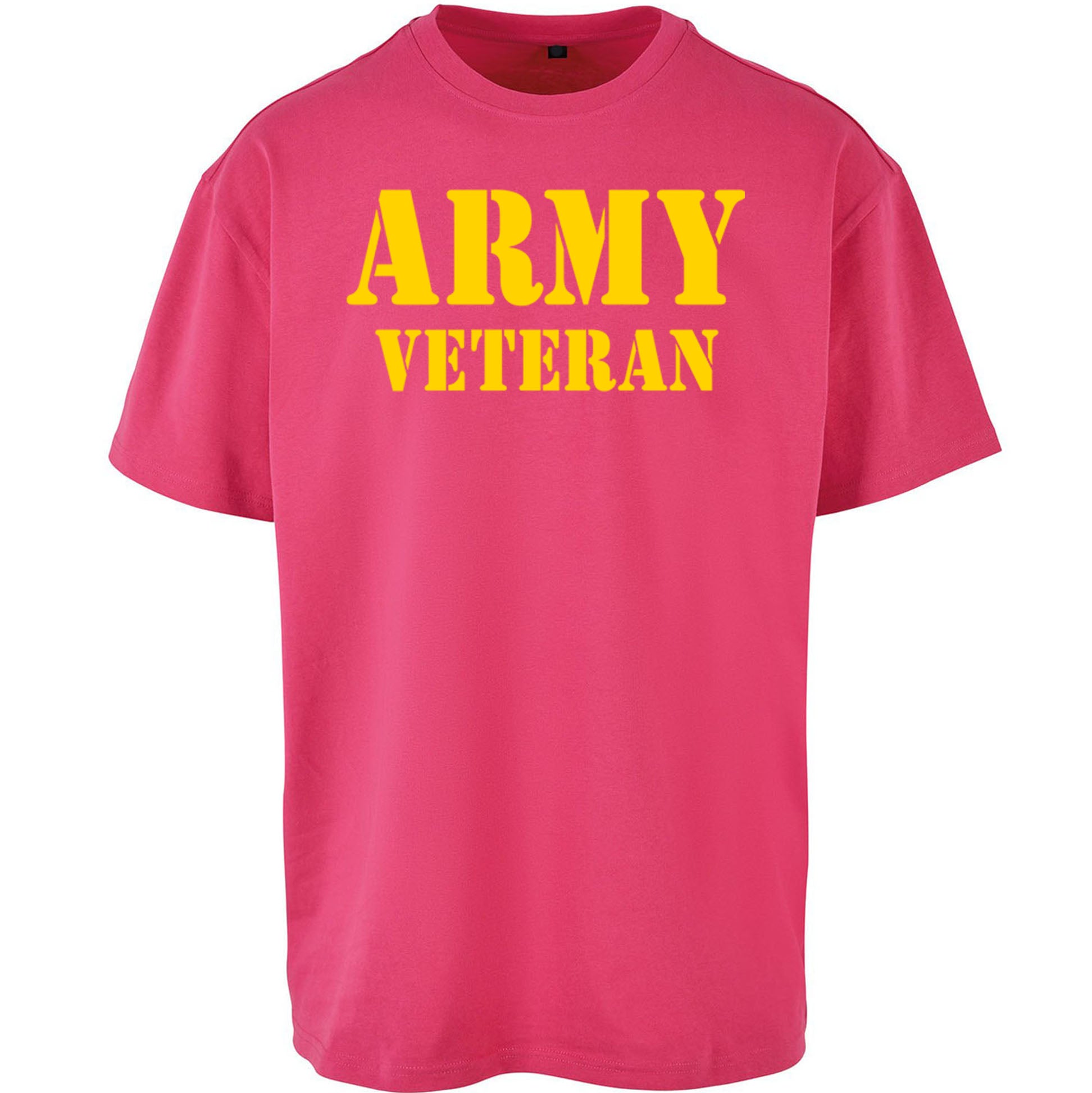 Army Veteran Oversized T Shirt