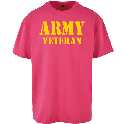 Army Veteran Oversized T Shirt