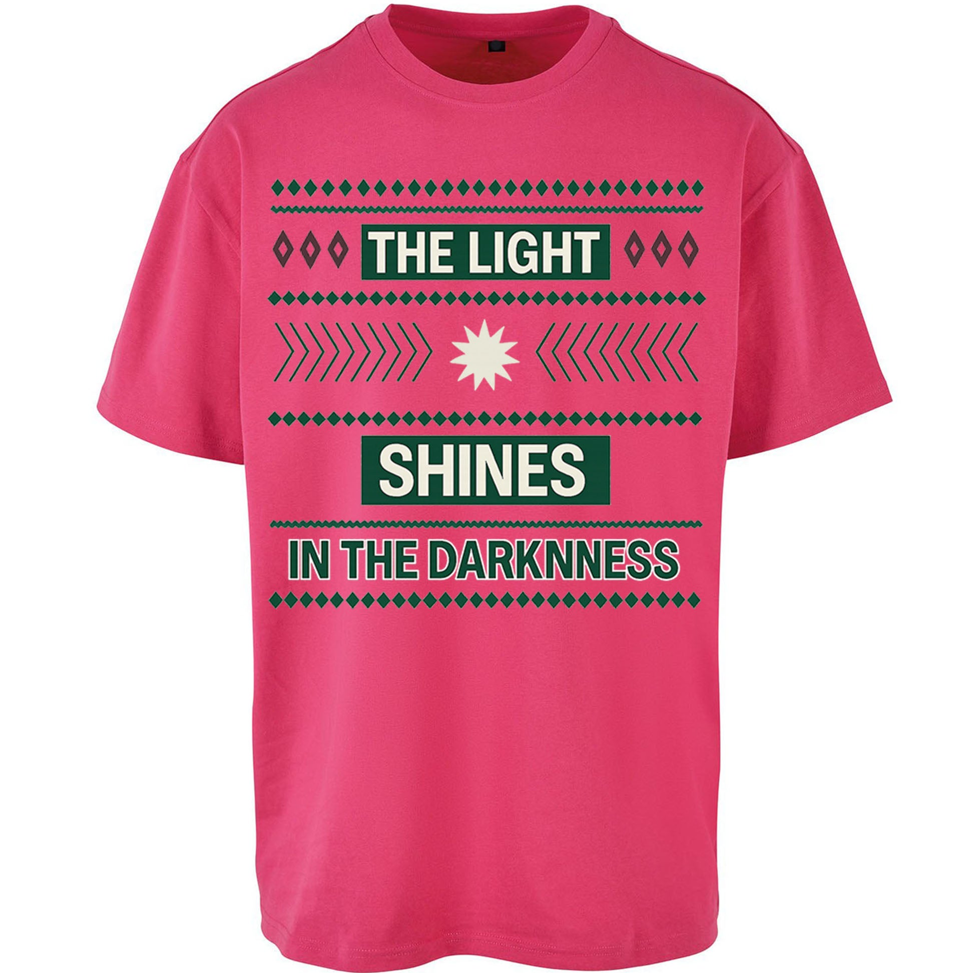 The Light Shines in the Darkness Oversized T Shirt