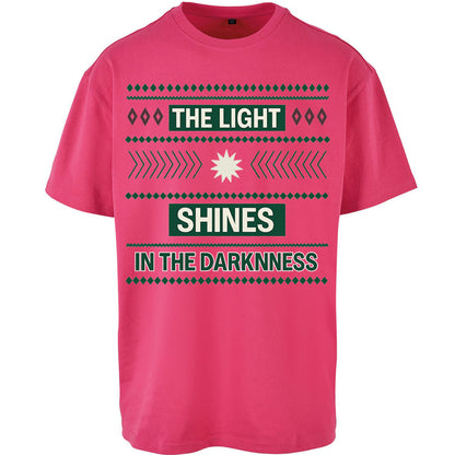 The Light Shines in the Darkness Oversized T Shirt