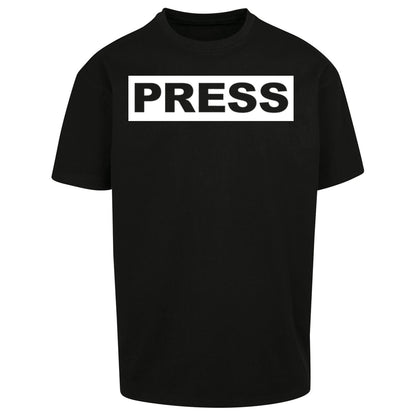 PRESS Palestine Inspired By Journalist Motaz Azaiza Oversized T Shirt