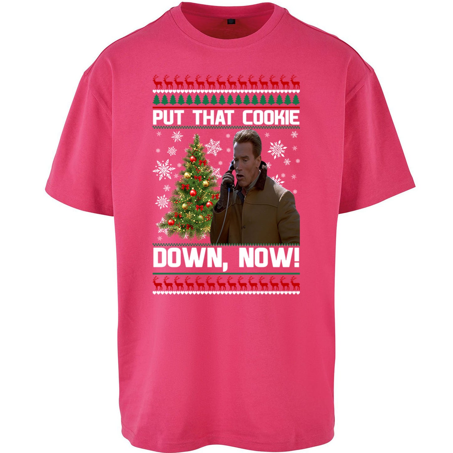 Arnie Christmas Oversized T Shirt