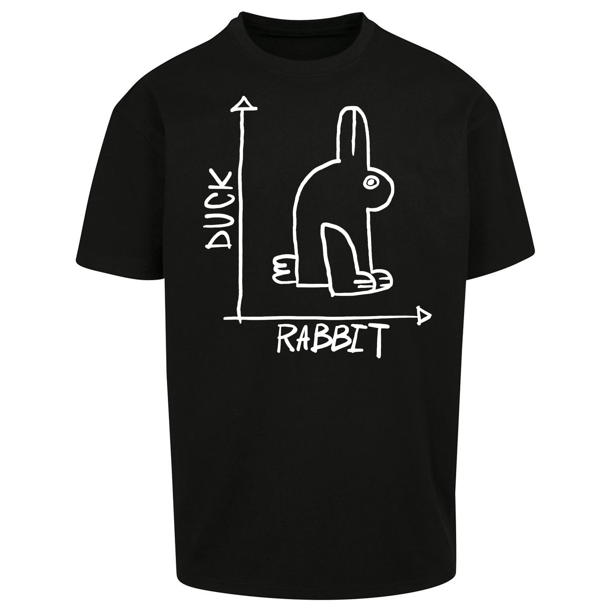 Rabbit Duck Oversized T Shirt