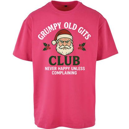 Grumpy Christmas Oversized T Shirt