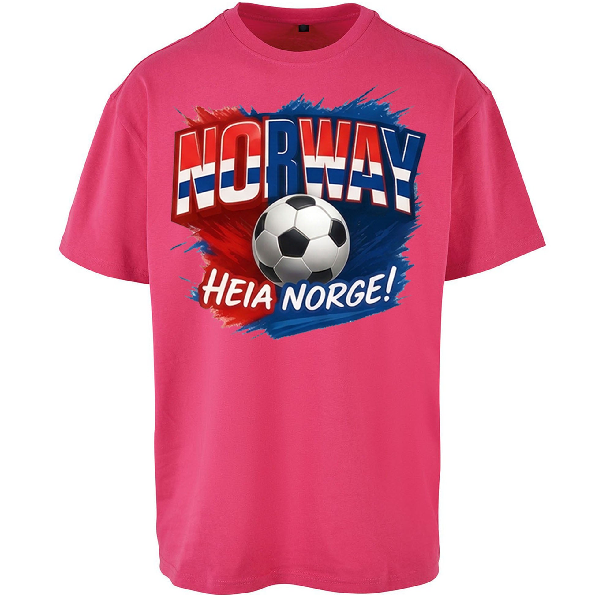 Norway Retro World Cup Oversized T Shirt